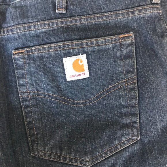 Carhartt relaxed Flannel Lined Jeans 18 x 30 100% cotton women’s plus size - Picture 7 of 7